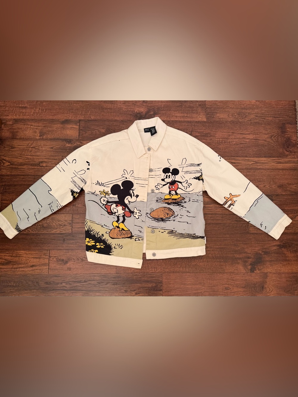 Disney Her Universe Mickey and Minnie Denim Jacket